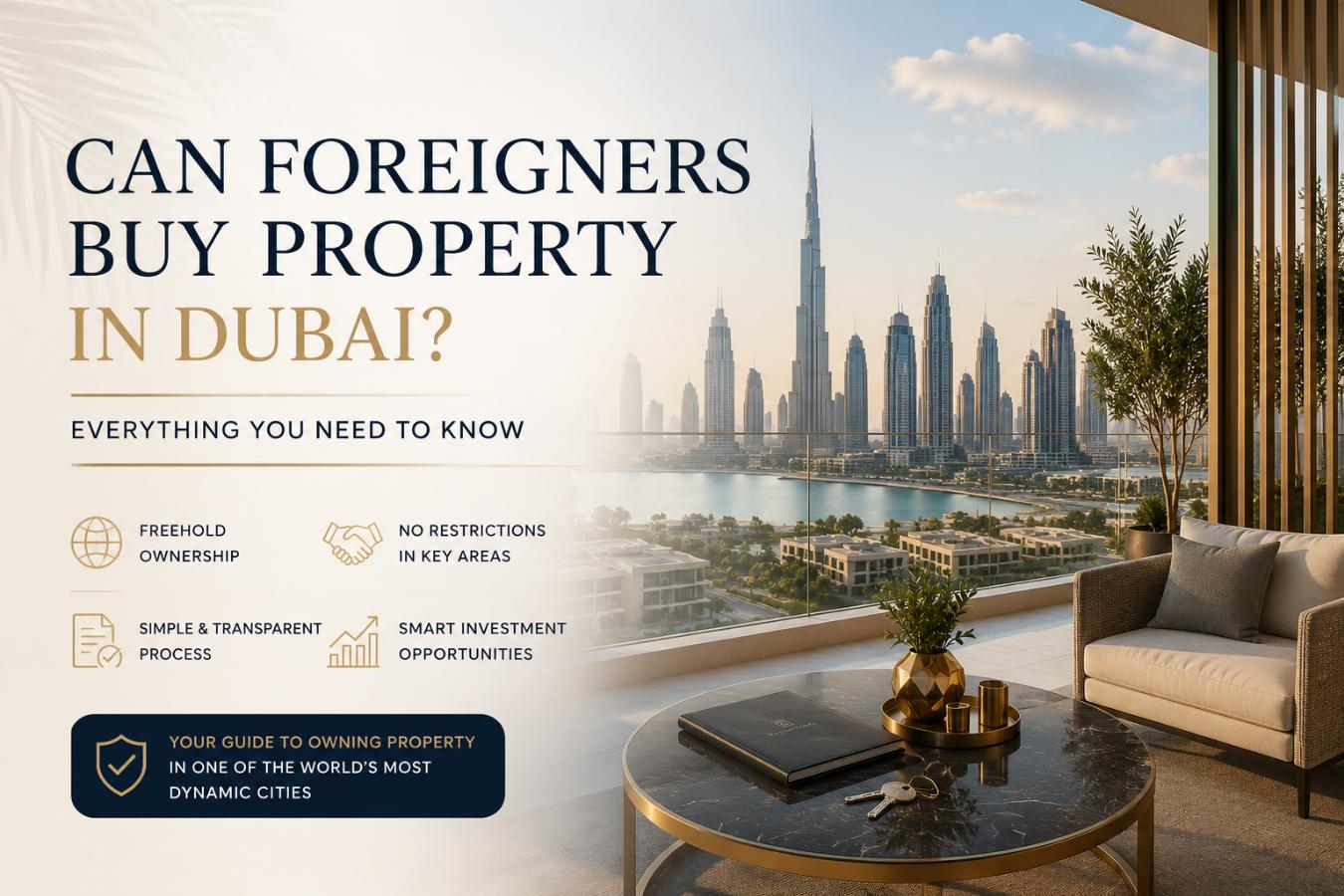 Can foreigners buy property in Dubai?